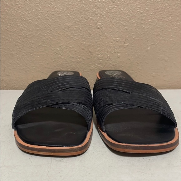 Vince Camuto Black Square Heel Slide Sandals Women’s 9.5 - Picture 4 of 5